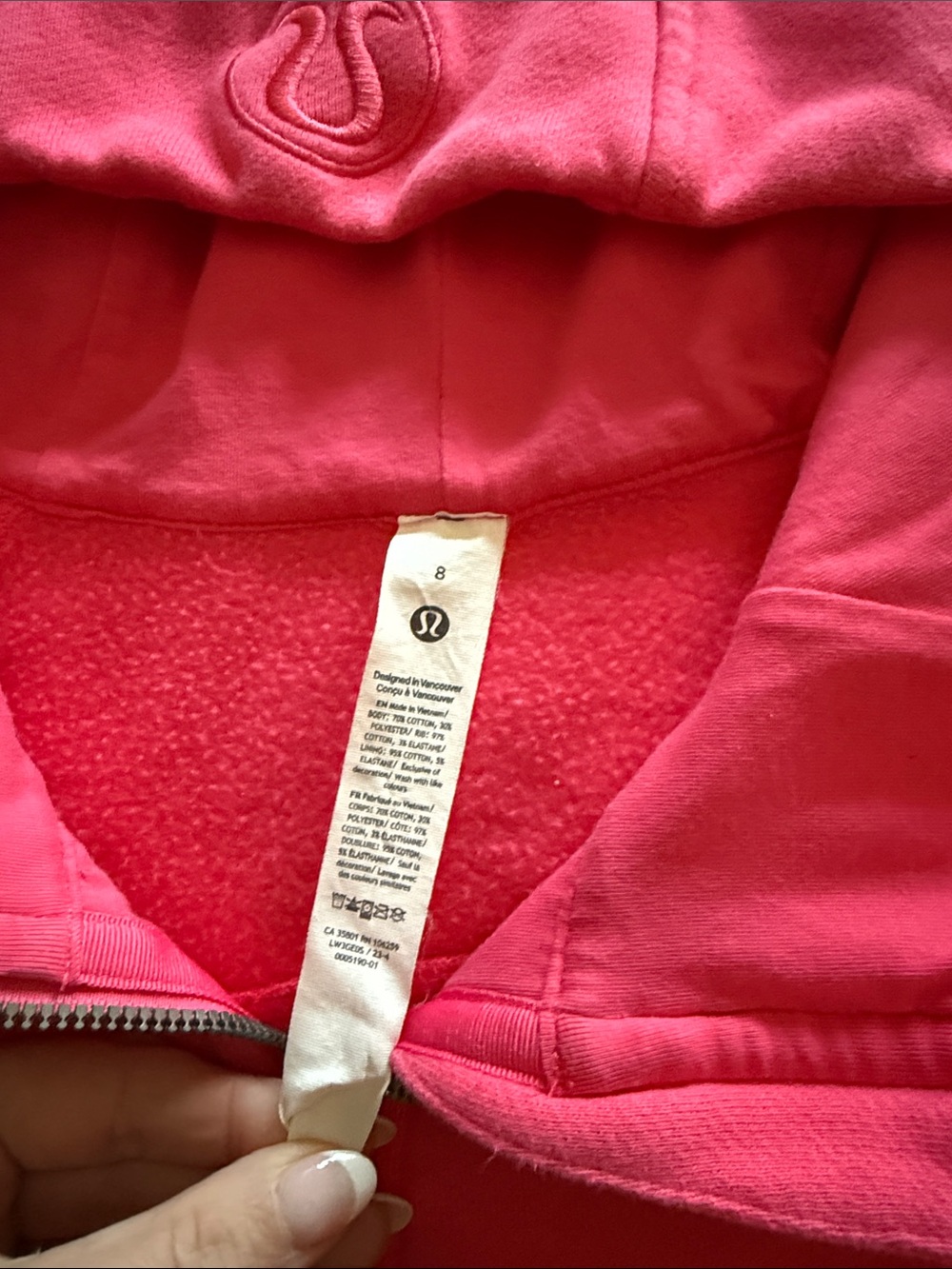 Lululemon Scuba Full-Zip Cropped Hoodie - Picture 3 of 7